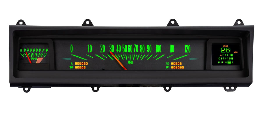 Dakota Digital Retrotech Gauge Instrument System RTX-69C-NOV-X Compatible with 1969-76 Chevy Nova, 1973-75 Buick Apollo, 1975-76 Skylark, 1973-76 Olds Omega and 1971-76 Pontiac Ventura