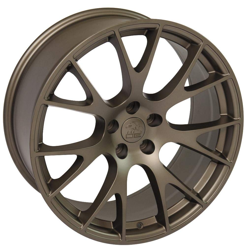 DG69 OE Wheels 22" Replica Wheel 22x10 Bronze Fits Dodge RAM Hellcat Rim 5550-25BR