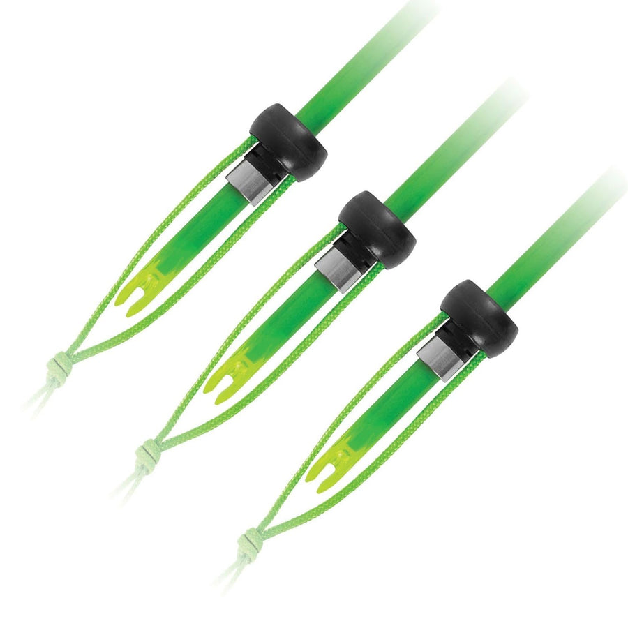 Bowfishing Slide Safety System TRUGLO for Arrow - Preventing Potential Accidents Includes 3 Nocks, 3 Arrow Slides & 3 Slide Stops