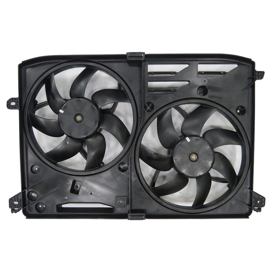 Cooling Fan Assembly TYC 623870 Compatible with 2013-2016 Ford Fusion, Black