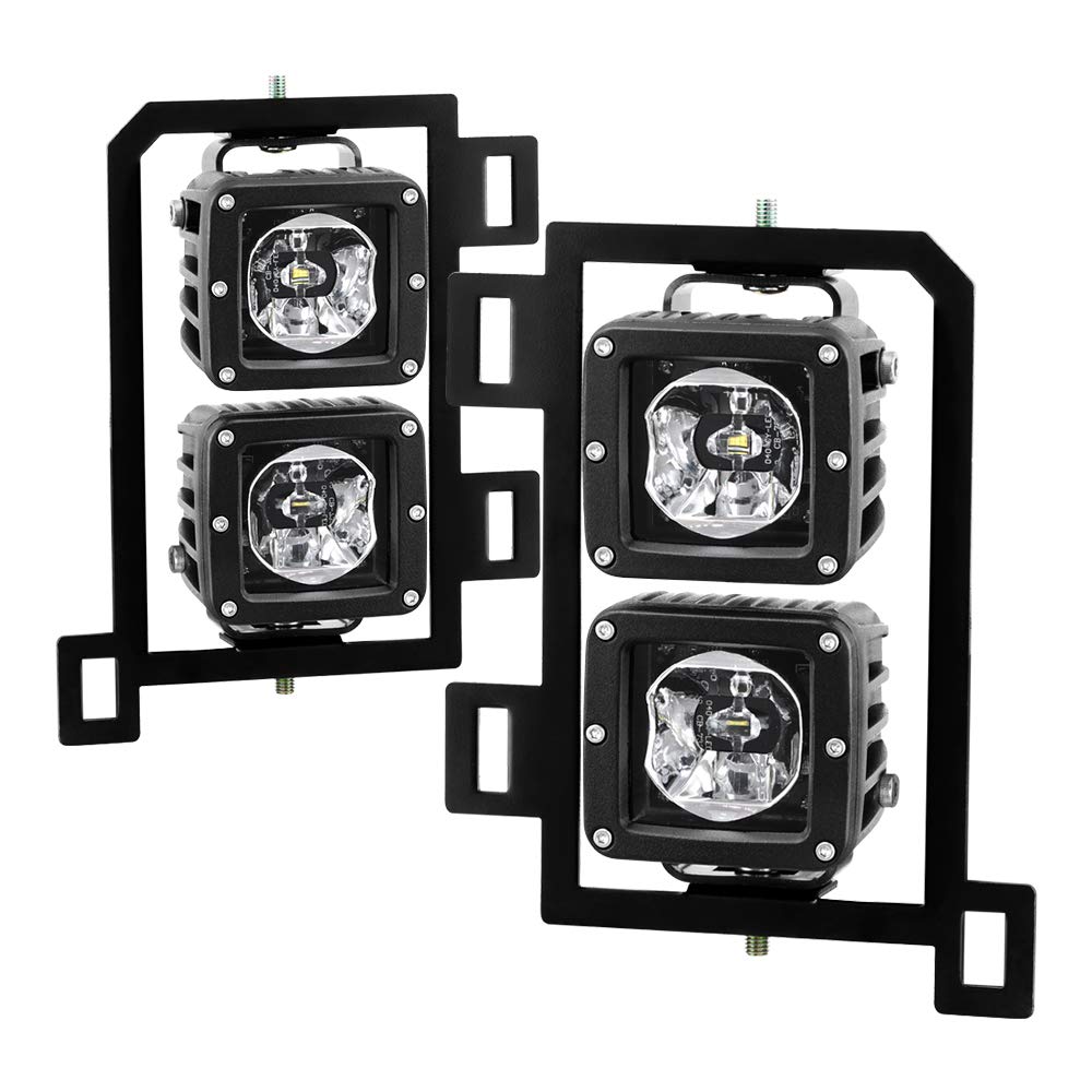 LED Fog Light Spyder for Dodge Ram 1500 2013-2018 Only