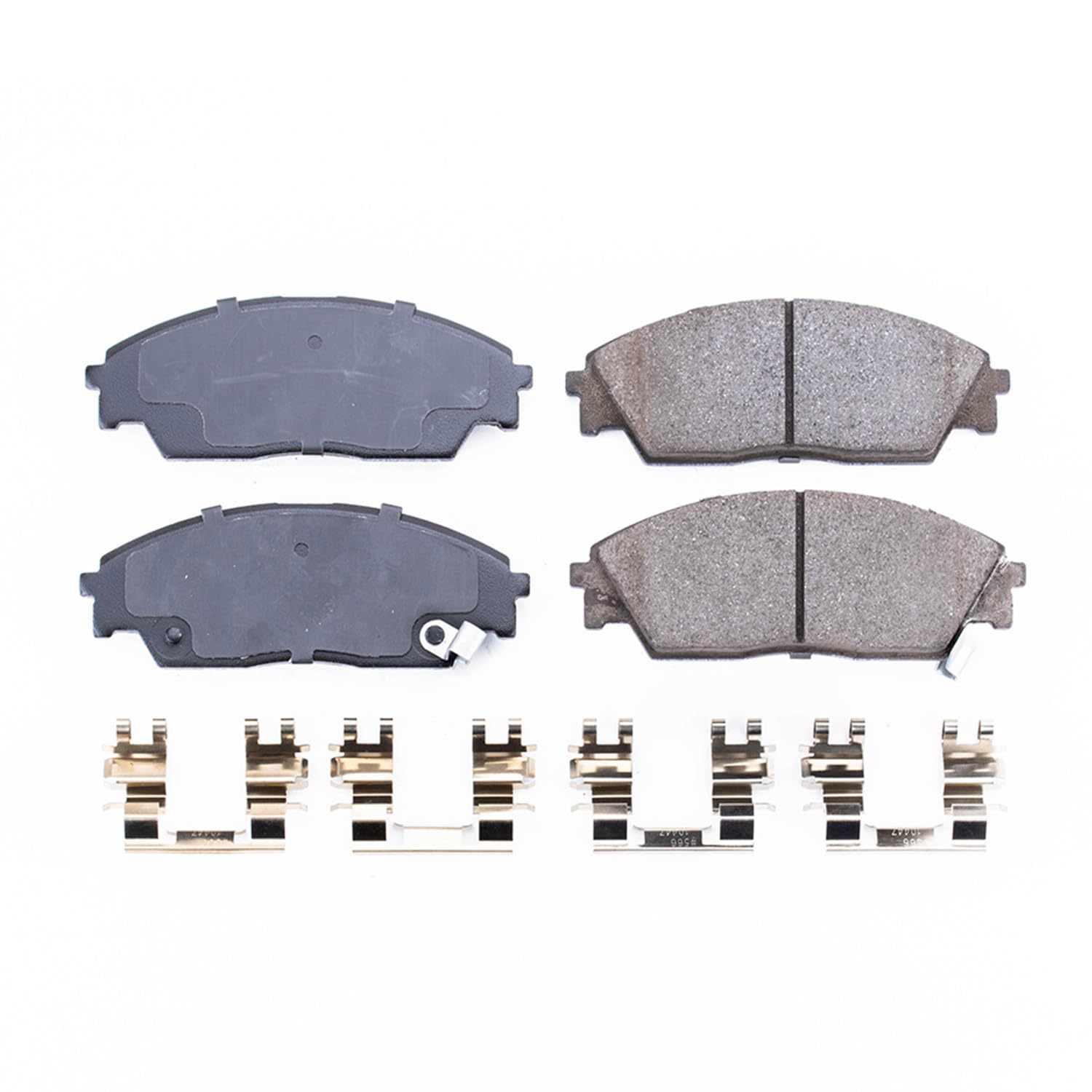 Power Stop Front Brake Kit For Honda Civic 1988-91 | Prelude 1988-90 | CRX 1990-91 - Ceramic Brake Pads With Installation Hardware, 17-373