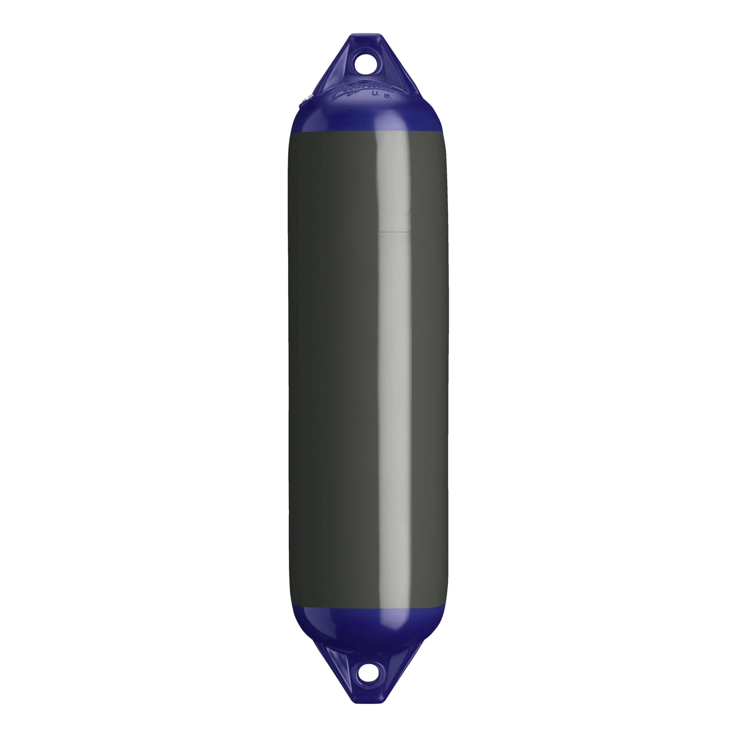 F-1 Standard Polyform Boat Fender Blue Ropehold - Graphite