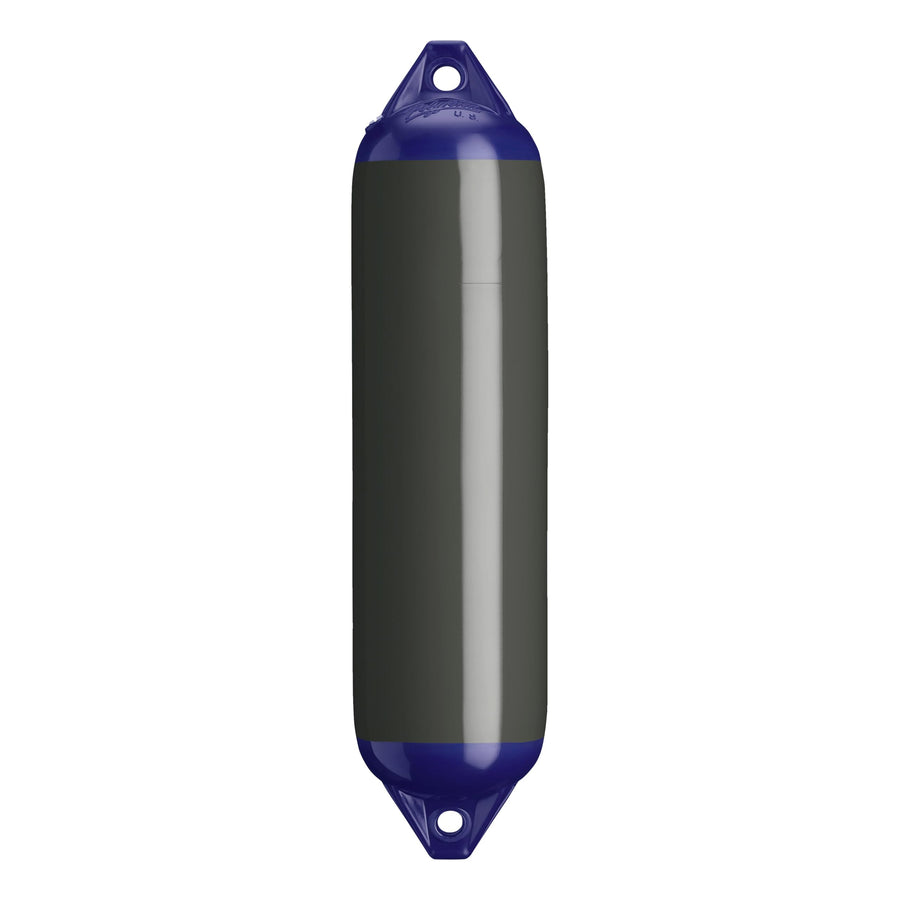 F-1 Standard Polyform Boat Fender Blue Ropehold - Graphite