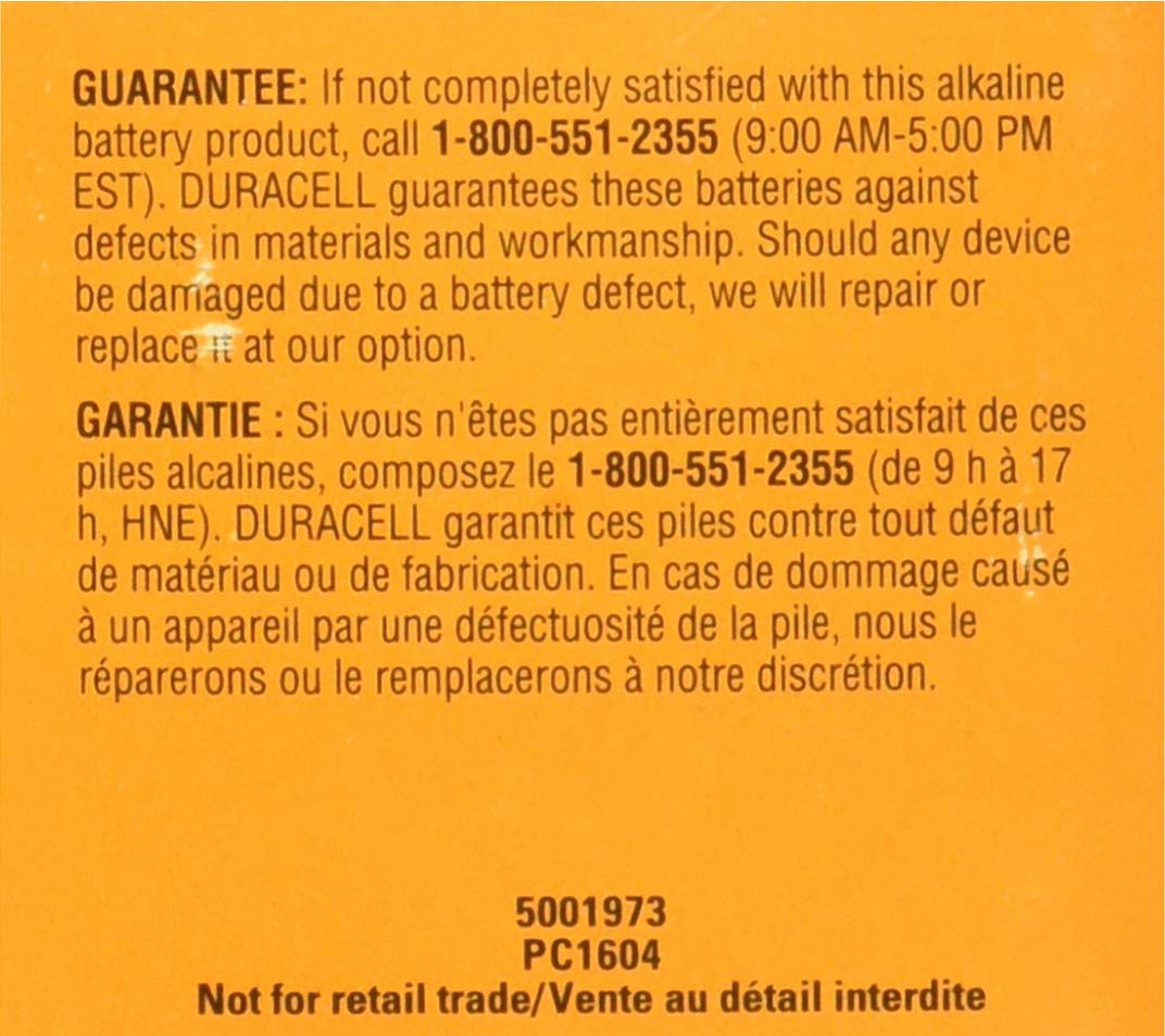 Procell Duracell 9 Volt Batteries, Pack of 12 (Packaging May Vary)