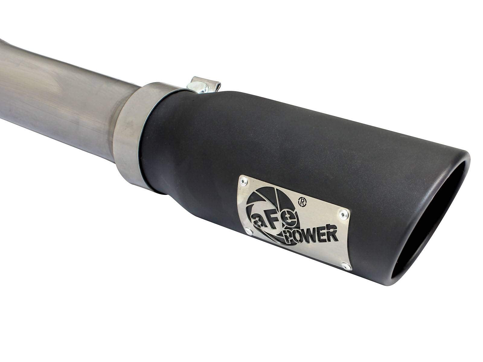 MACH Force-Xp aFe Power 3" SS Dual Side-Exit Cat-Back Exhaust System with Black Tips
