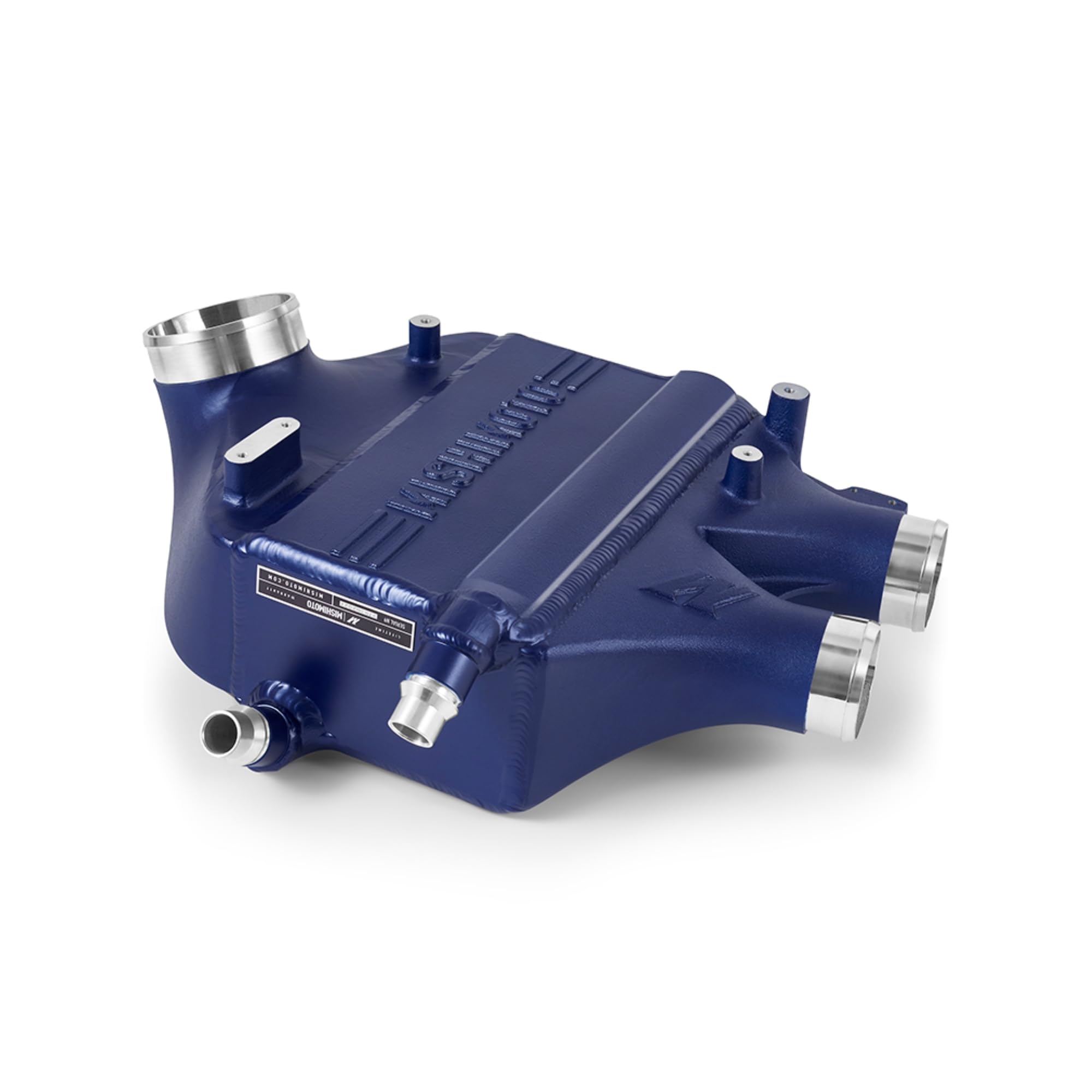 Mishimoto Performance Air-to-Water Intercooler MMINT-F80-15CFDB, Compatible With BMW F8X M3, M4, and M2, 2015-2020, Frozen Dark Blue