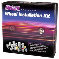 SplineDrive McGard 65557BK Wheel Installation Kit Black (M12 x 1.5 Thread Size) - for 5 Lug Wheels