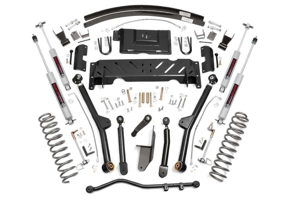 4.5" Lift Kit Rough Country for 1984-2001 Jeep Cherokee XJ | 2.5/4.0L - 61622