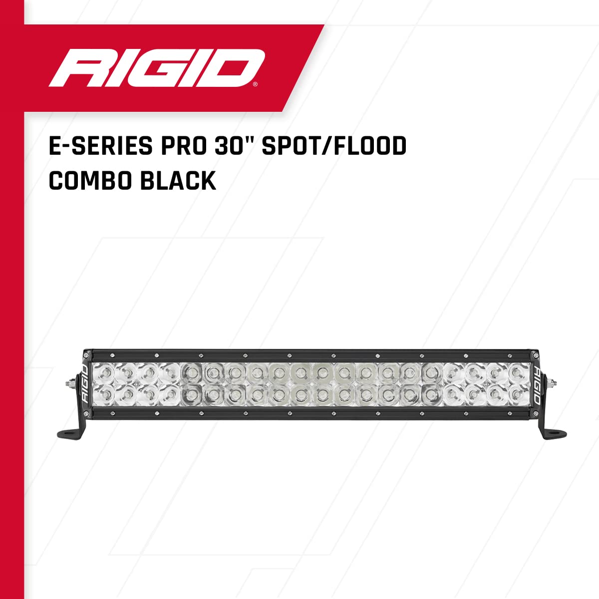 E-Series PRO RIGID INDUSTRIES LED Light, Spot/Flood Optic Combo, 30 Inch, Black Housing