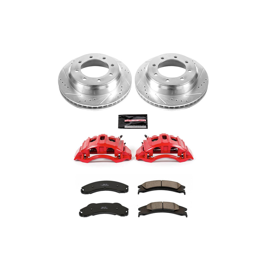 Power Stop Rear KC4718 Z23 Evolution Sport Brake Kit (with Calipers) For Ford E-150, Ford E-250, Ford E-350 Super Duty, Ford E-350 Super Duty, Ford E-450 Super Duty [Model Specific]