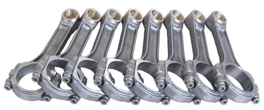 Eagle I-Beam 6200BBLW connecting rods, sold As: set of 8, small block, Chevrolet