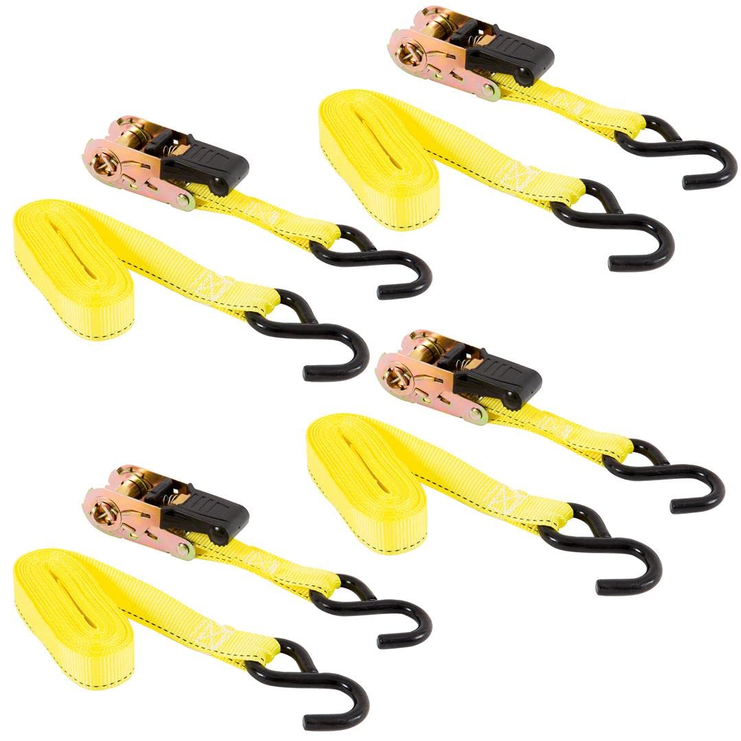 Keeper Hampton Products 05506 Ratchet Tie-Downs, 15-Ft., 4-Pack - Quantity 5