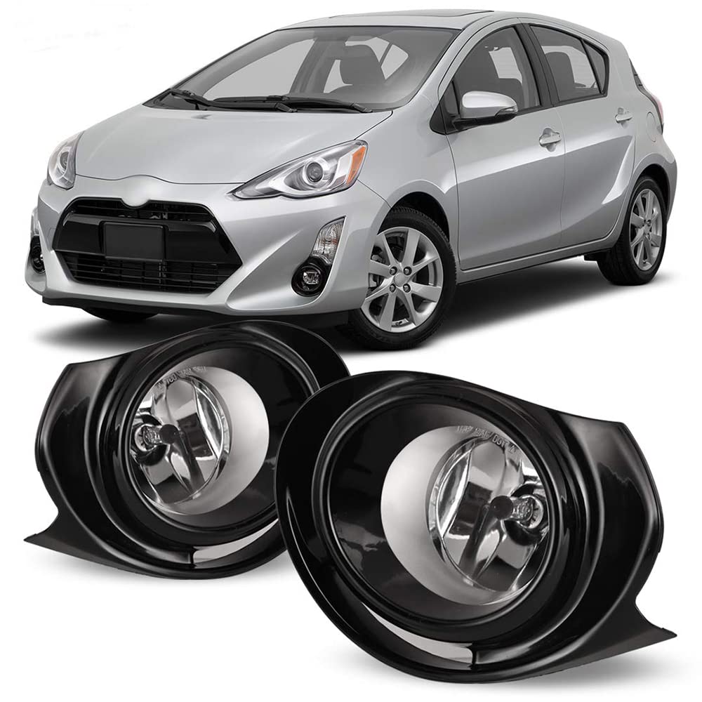 OEM Series Winjet for [2015-2016 Toyota Prius C] Driving Fog Lights + Switch + Wiring Kit