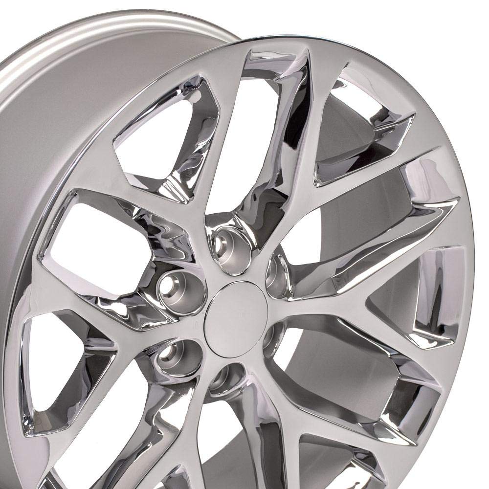 22 inch OE Wheels LLC Rim Fits 6x139.7 Silverado Suburban Tahoe Sierra Yukon Escalade CV98B 22x9 Chrome Wheels Hollander: 5668
