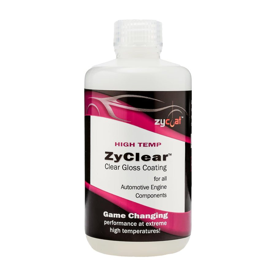 ZyClear ZyCoat 15008 High Gloss, High Temperature Clear Coat - Clear, 8 Ounce