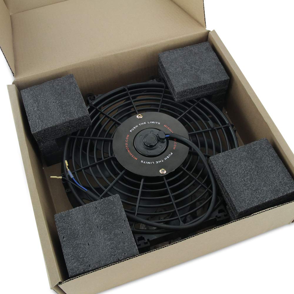 Curved Blade Electric Fan Mishimoto MMFAN-12C, 12 inch