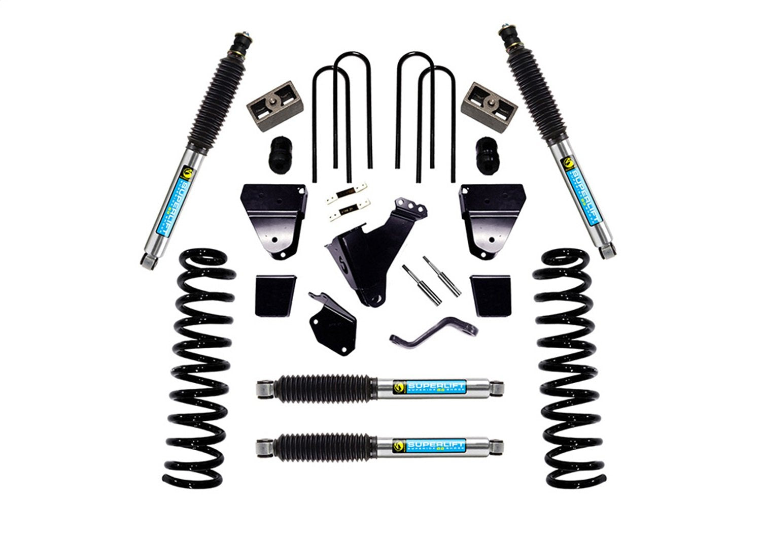 6" Superlift Lift Kit for Ford F-250/F-350 | Complete Kit with Front & Rear Bilstein 5100 Series Shocks | K806B | Fits 2005-2007 Ford F-250 / F-350
