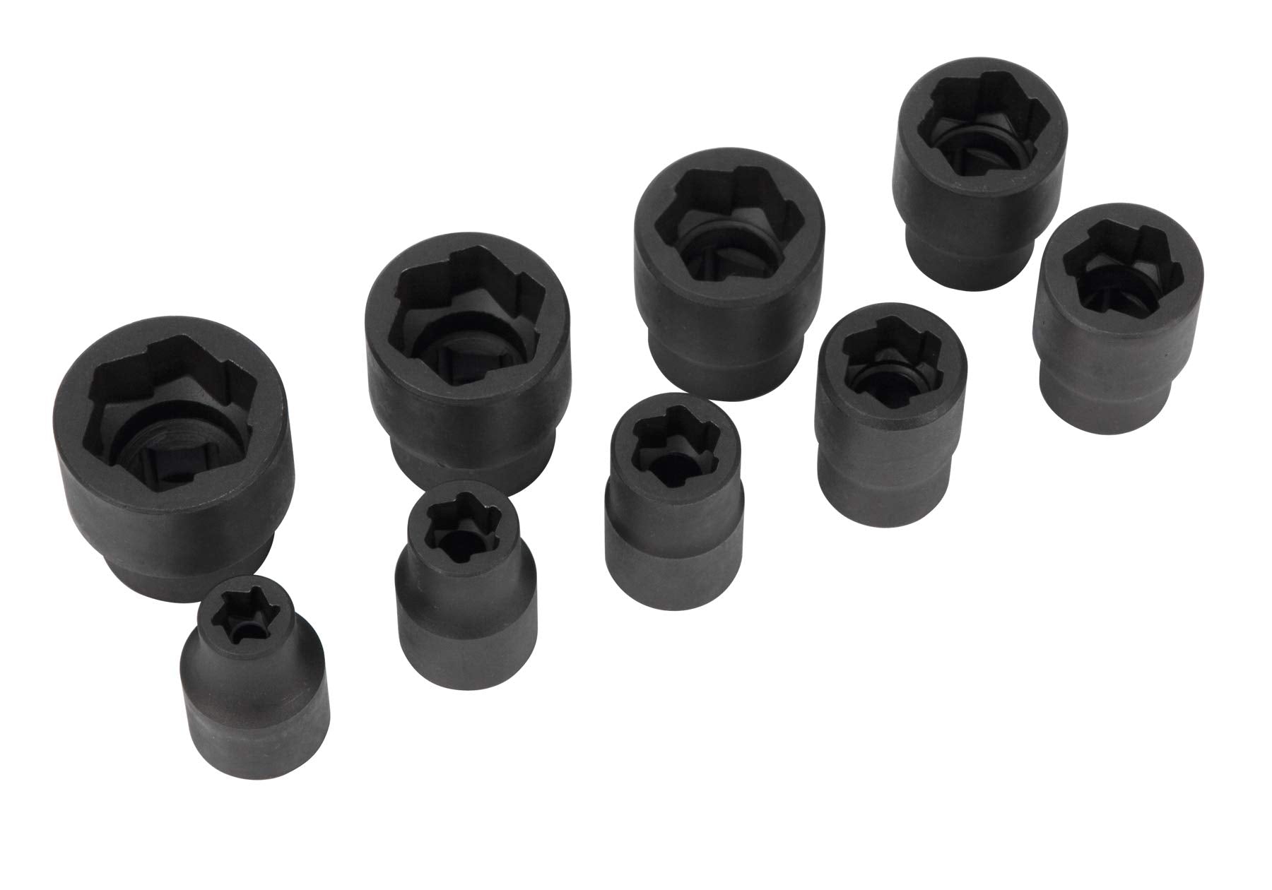 W38917 Performance Tool 3/8-Inch Drive 9 Piece Bolt Extractor Set (Metric)