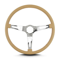 Teardrop Lecarra 66309 15" Polished Thin Grip Tan 3 Spoke