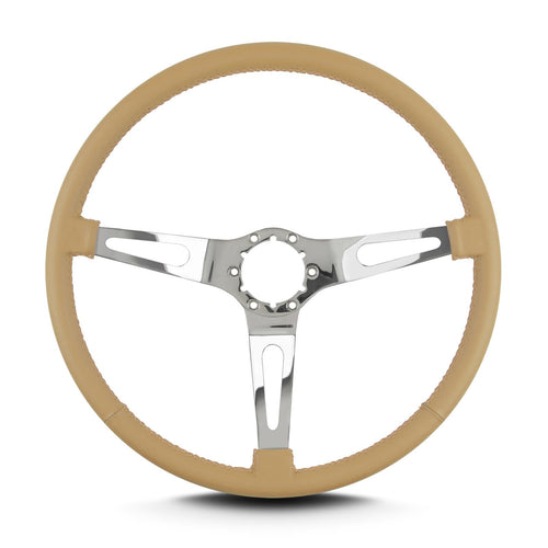 Teardrop Lecarra 66309 15" Polished Thin Grip Tan 3 Spoke