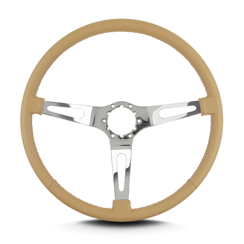 Teardrop Lecarra 66309 15" Polished Thin Grip Tan 3 Spoke
