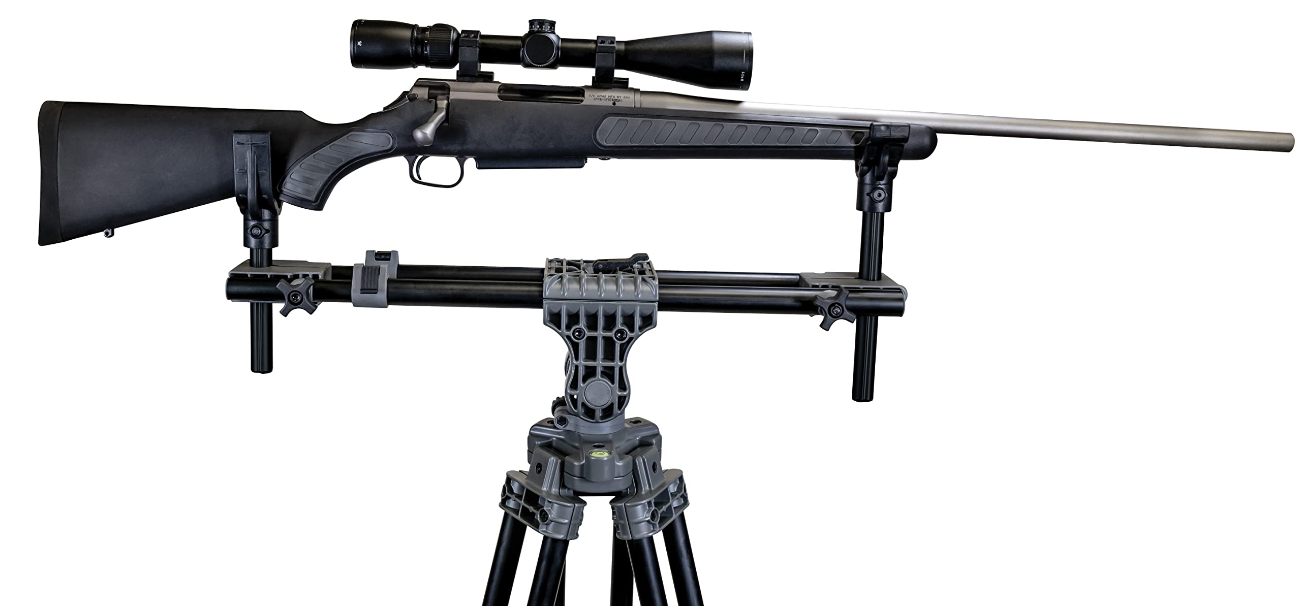 FieldPod Magnum BOG Hunting Rest with Ultra-Stable Dual Frame Construction, Bubble Level, Spiked All-Terrain Feet, Non-Marring Hands-Free Gun Rest, and Tension Knobs for Hunting, Shooting, and Outdoor