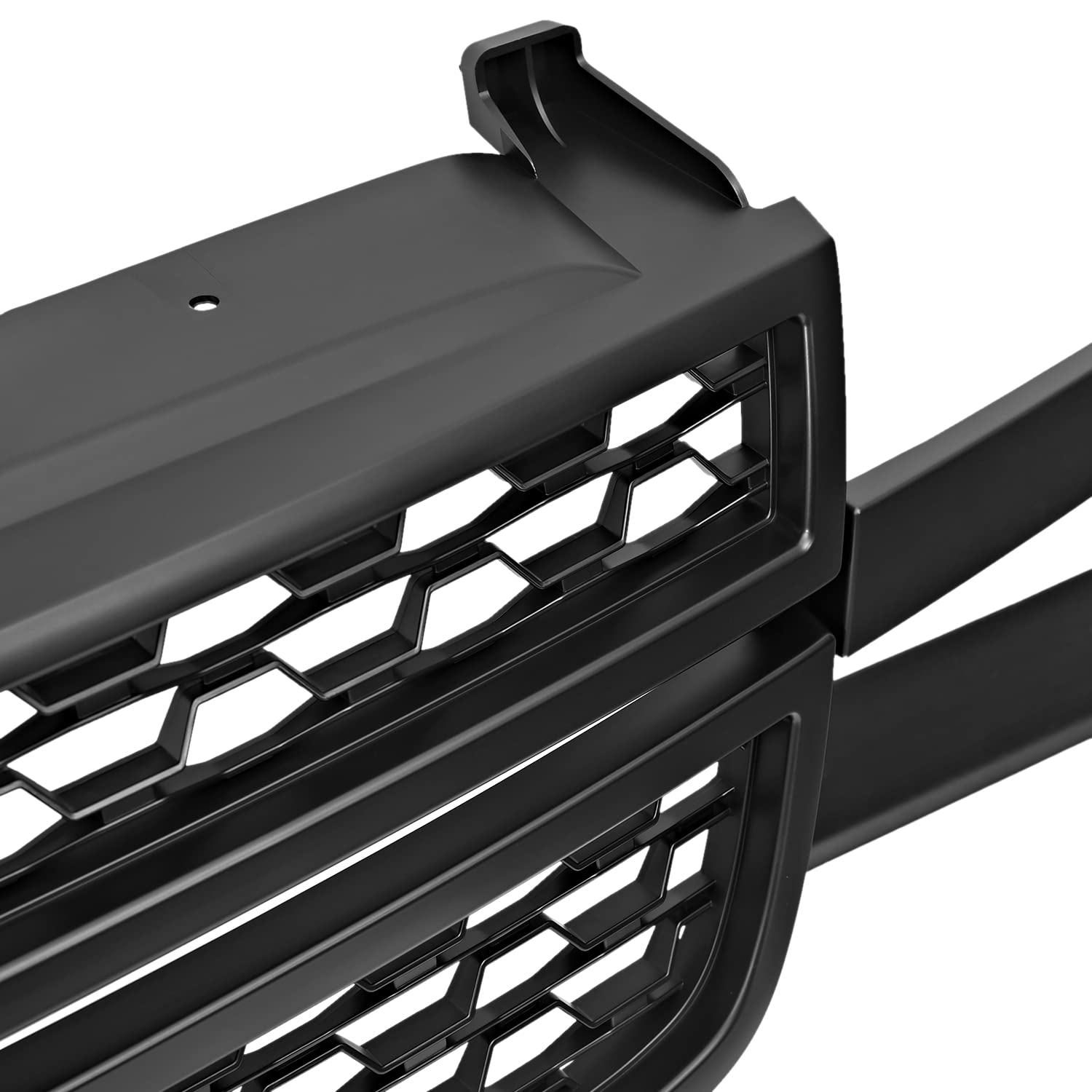 Matte Black Honeycomb Front Bumper Grille Spec-D Tuning Compatible with 2005-2007 Chevy Silverado 2500HD 3500HD Pickup Truck
