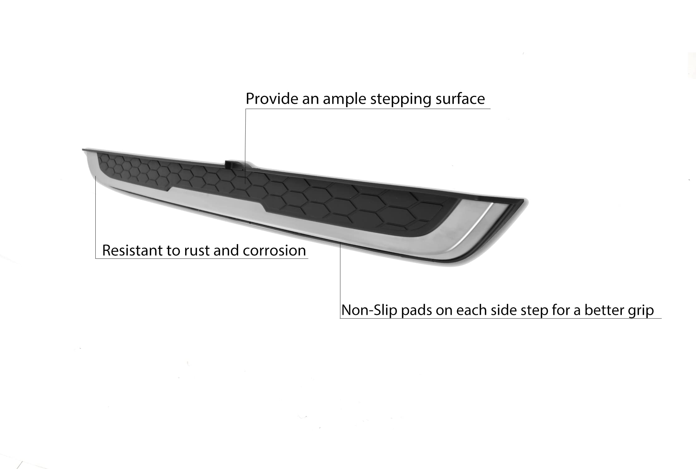 Aluminum Black Horse OEM Replica Running Boards Compatible with2017-2022 Honda CR-V