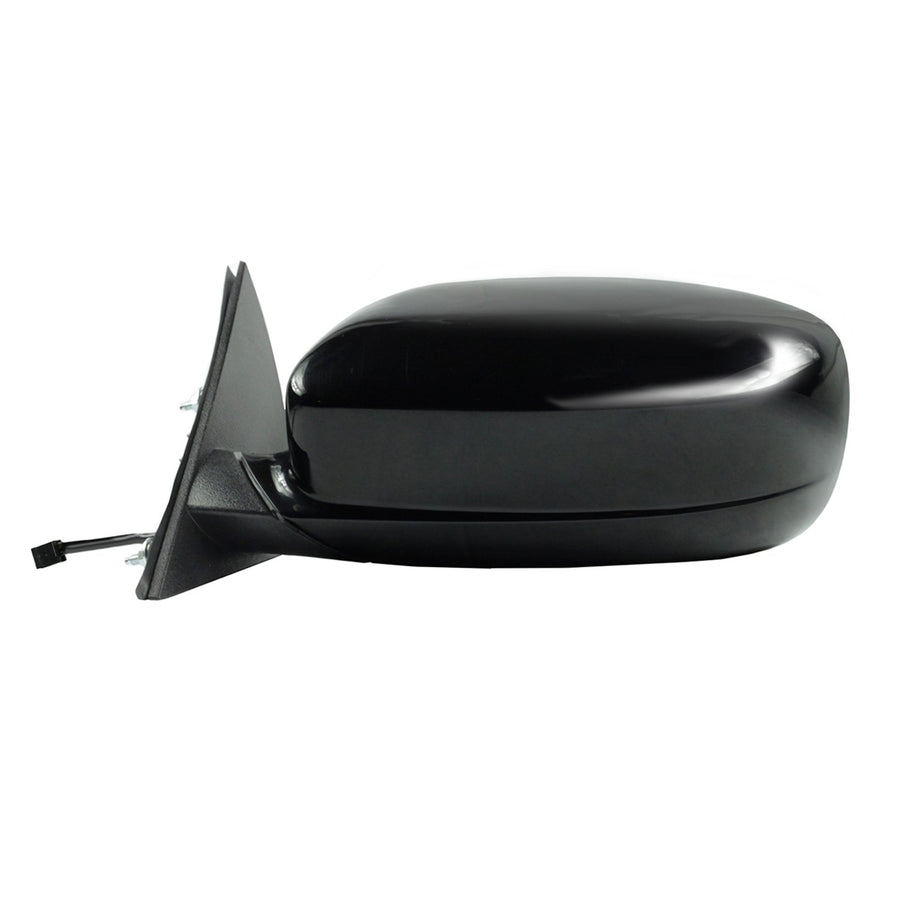 Driver Side Fit Mirror for Dodge Charger, Code GTF/XR, Textured Black w/PTM Cover, Foldaway, w/o Memory, Power
