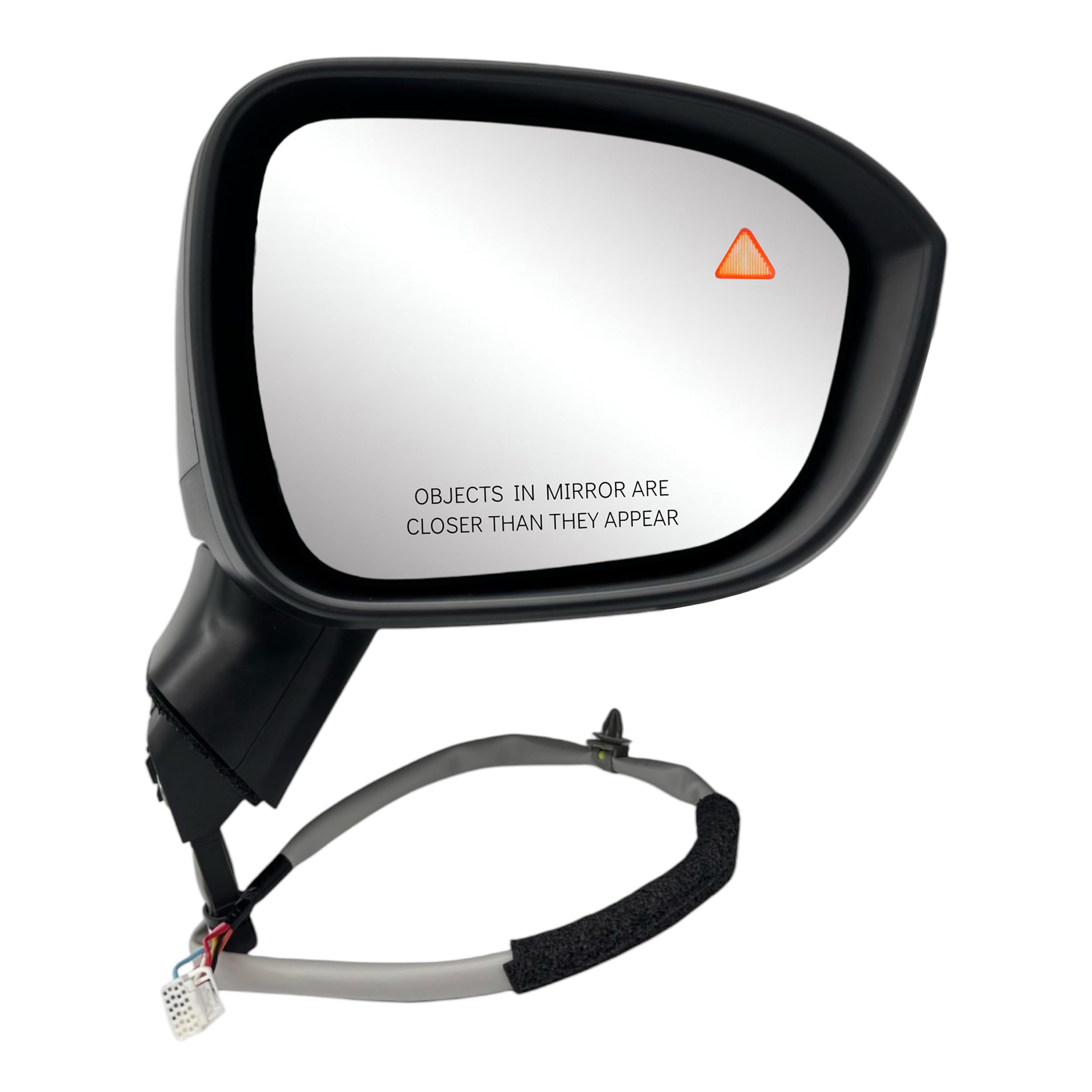 Rogue Mirror- (21-24) textured blk, w/BSDS, foldaway, w/o signal or mem, RH, P