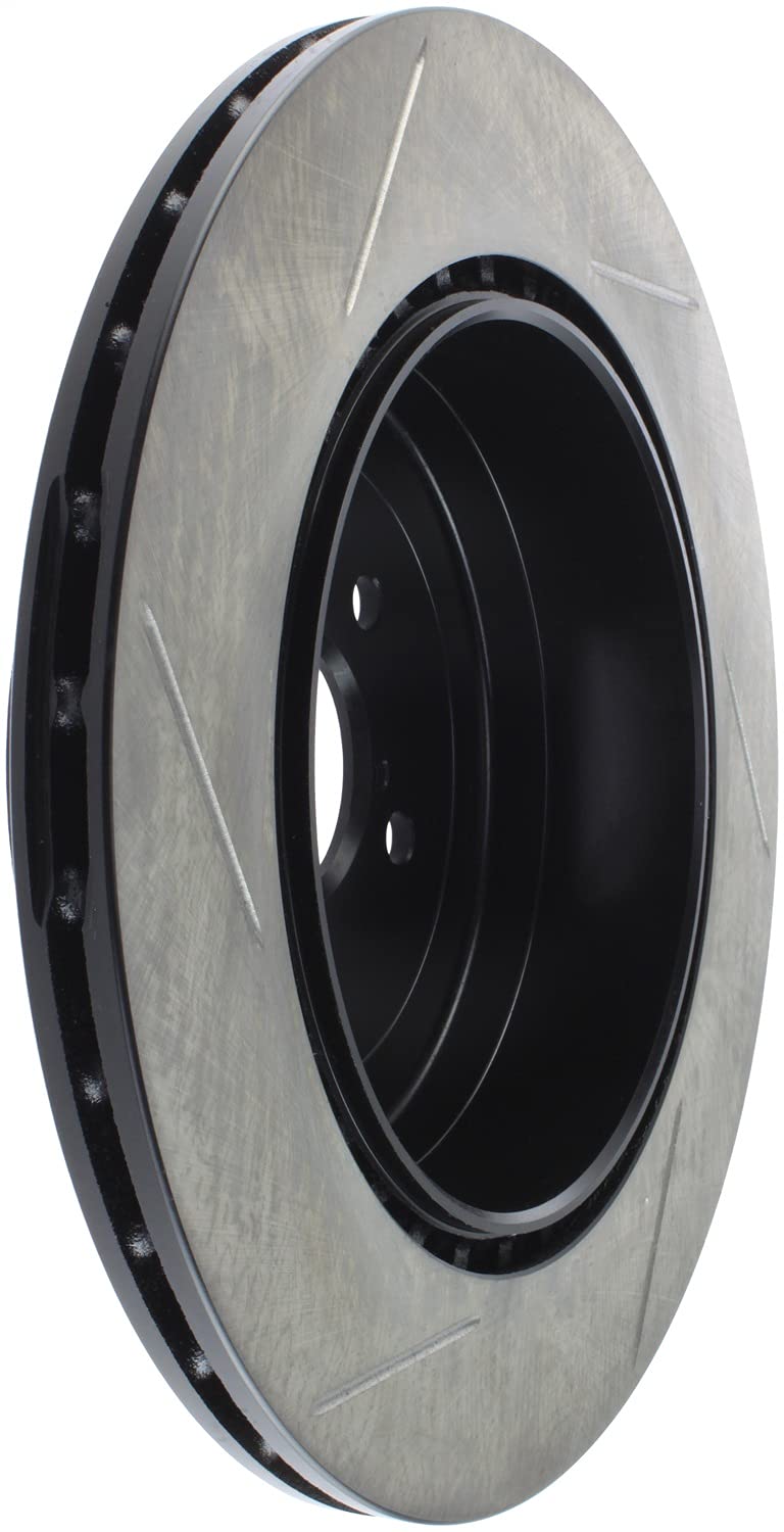 StopTech 04 STi Rear Left Slotted Rotor Power Slot