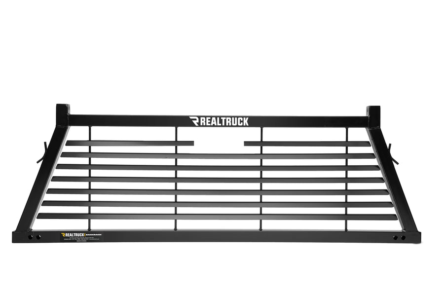 BACKRACK RealTruck Louvered Rack Frame Only | Black, No Drill | 12700 | Fits 1999-2025 Ford F-250/F-350/F-450
