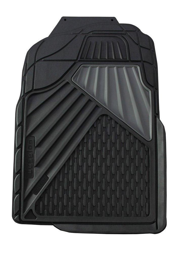 Full Size Go Gear 11179000 Heavy Duty Black Floor Mats (4 Piece Set)