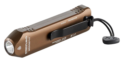 Wedge XT Streamlight 500-Lumen 1,900-Candela Flat Everyday Carry Flashlight, Includes USB-Cable and Pocket Lanyard, Coyote