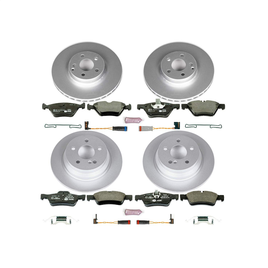 Euro-Stop Power Stop Brake Kit Front and Rear For Mercedes-Benz E320 2004-2005 [Model Specific]