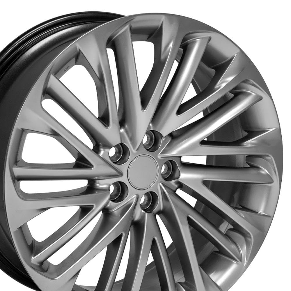 20 Inch OE Wheels LX58 Rim Fits RX350/RX450 Style 5x114.3 20x8 Gloss Hyper Silver - Hollander 74393 (1)
