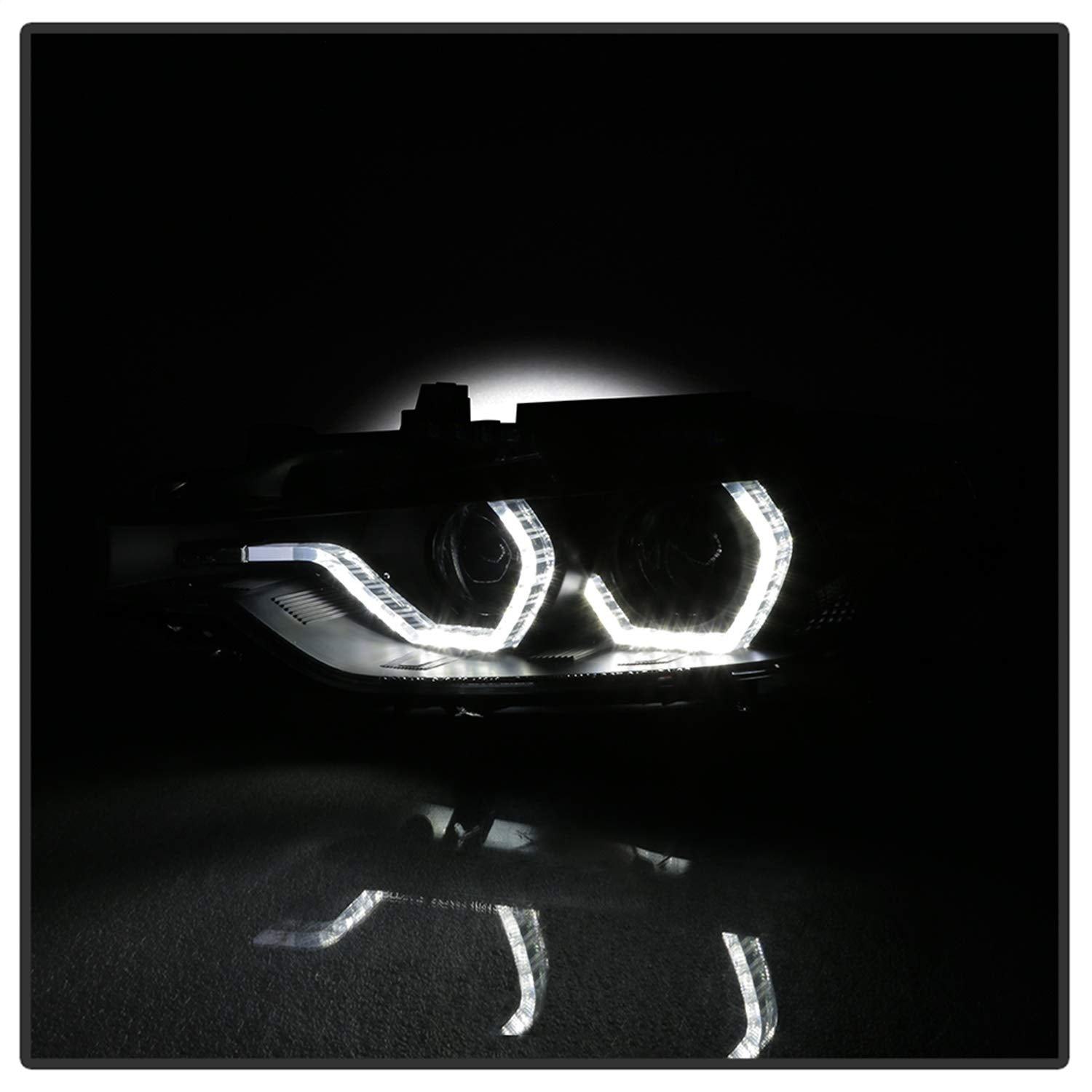 Headlights Spyder Signature (PRO-YD-BMWF3012-AFSHID-BK)