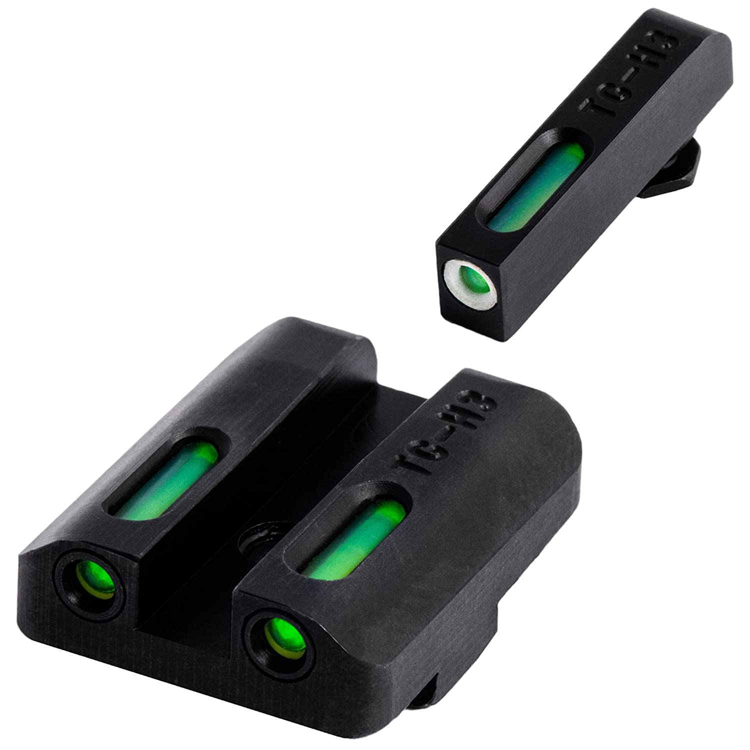 TruGlo Handgun Laser Sight Accessories Set with Fiber Optic and Tritium Front Focus Lock for Glock 17/17L, 19, 22, 23, 24 Models and More