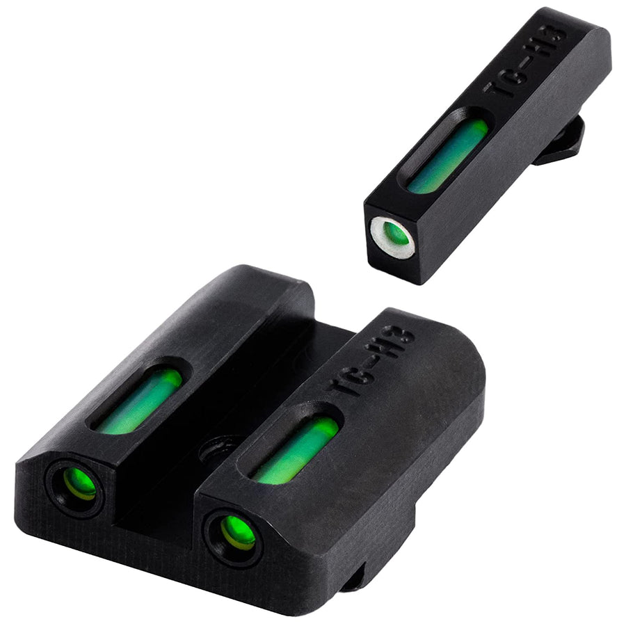 TruGlo Handgun Laser Sight Accessories Set with Fiber Optic and Tritium Front Focus Lock for Glock 17/17L, 19, 22, 23, 24 Models and More