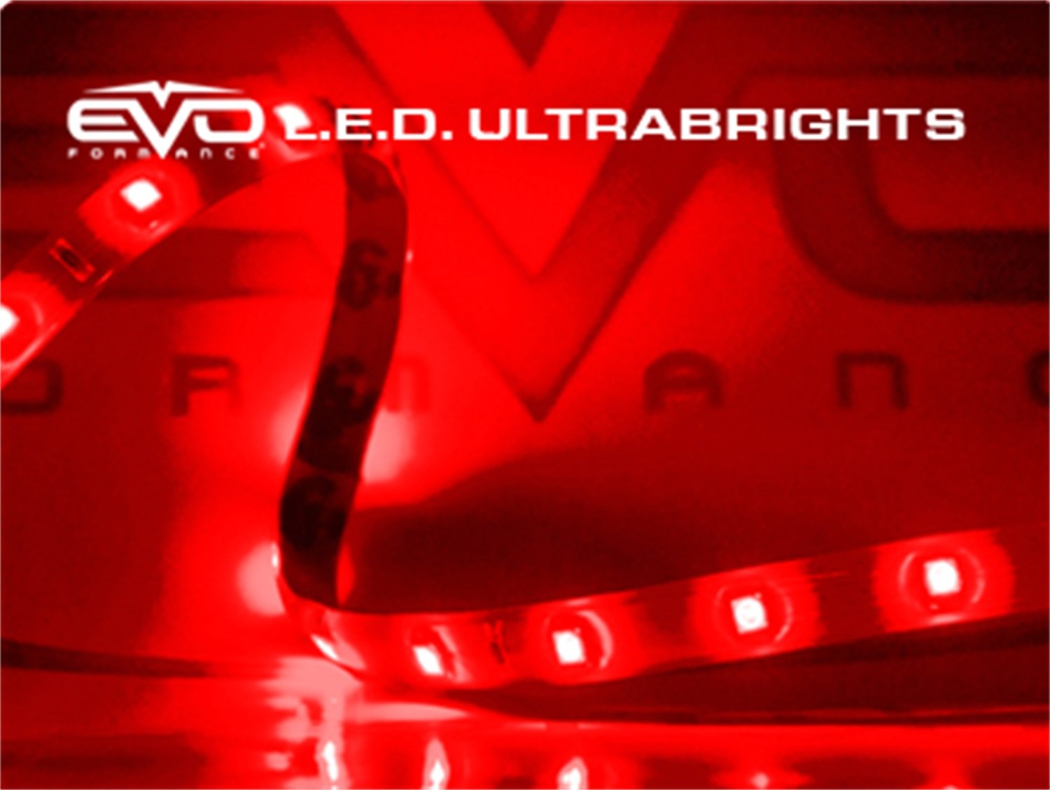 EVO Formance CIPA 93571 LED Ultrabrights Light, 50cm, Red