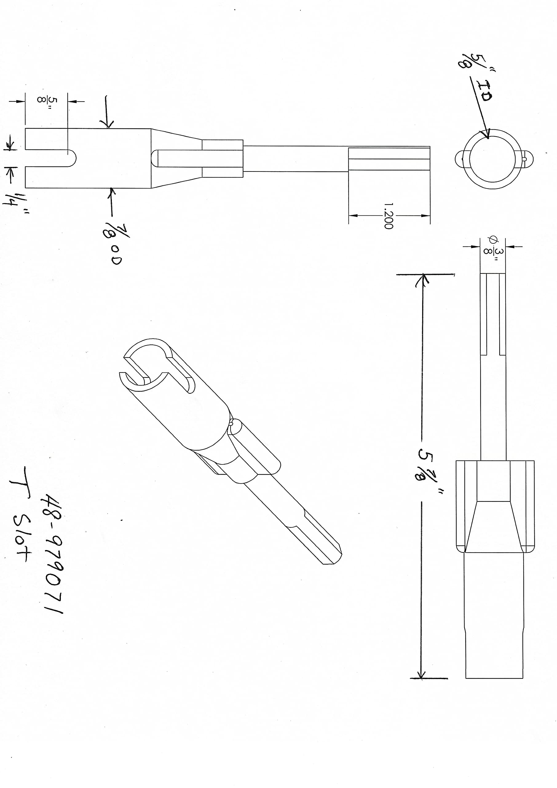 T Slot Drill Attachment (48-979071)