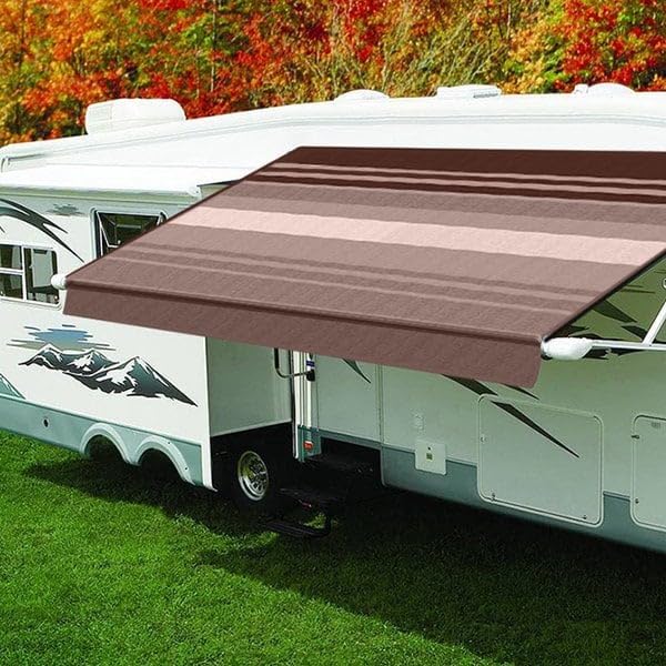 Sierra Brown Carefree 18' Vinyl Roller Assembly (White Weatherguard) QJ188A00