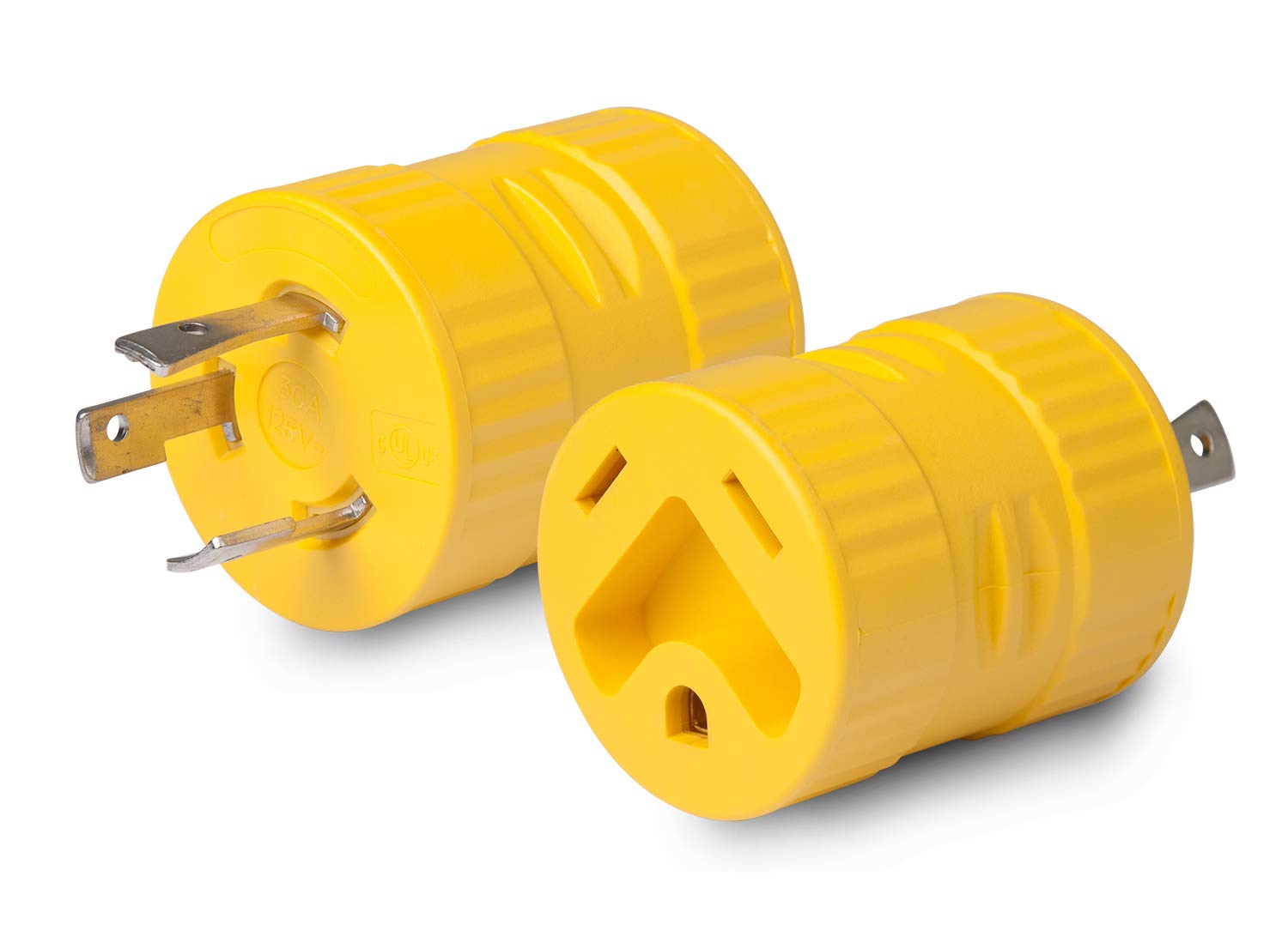 Marinco 125A ParkPower Generator Adapter, 30A/125V Connector and 30A/125V Locking Male Plug