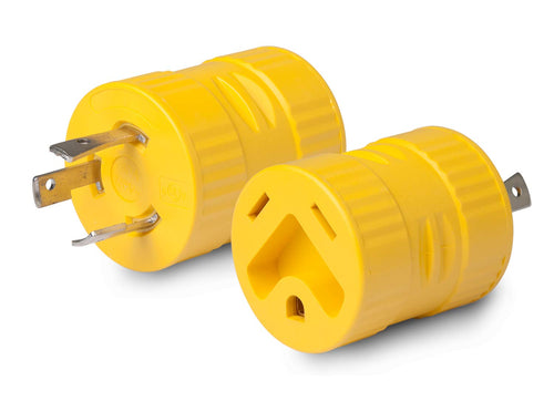 Marinco 125A ParkPower Generator Adapter, 30A/125V Connector and 30A/125V Locking Male Plug