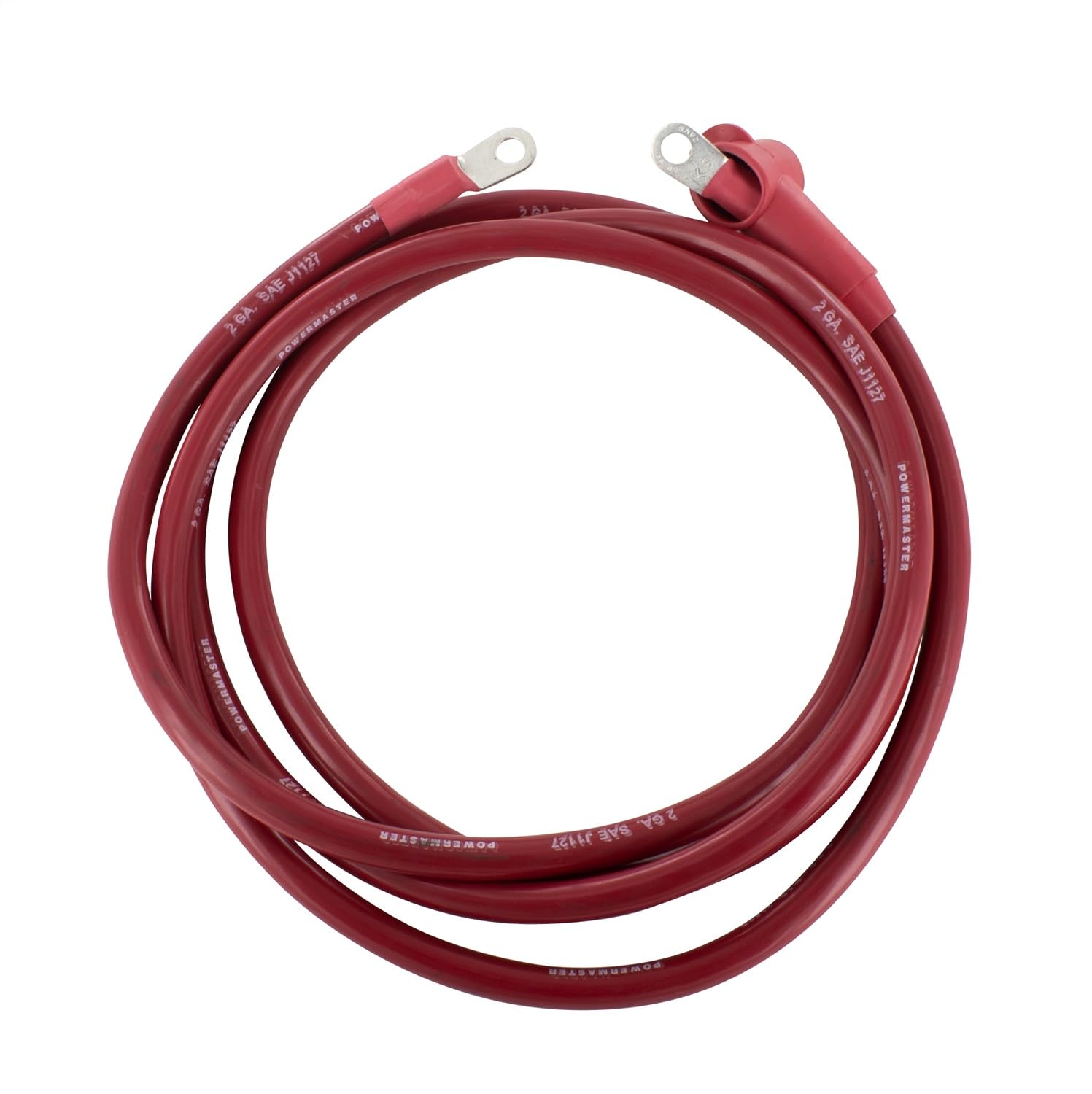 1-528 Powermaster Alt Charge Wire 2g 8 ft w/2-5/16 Eyelets