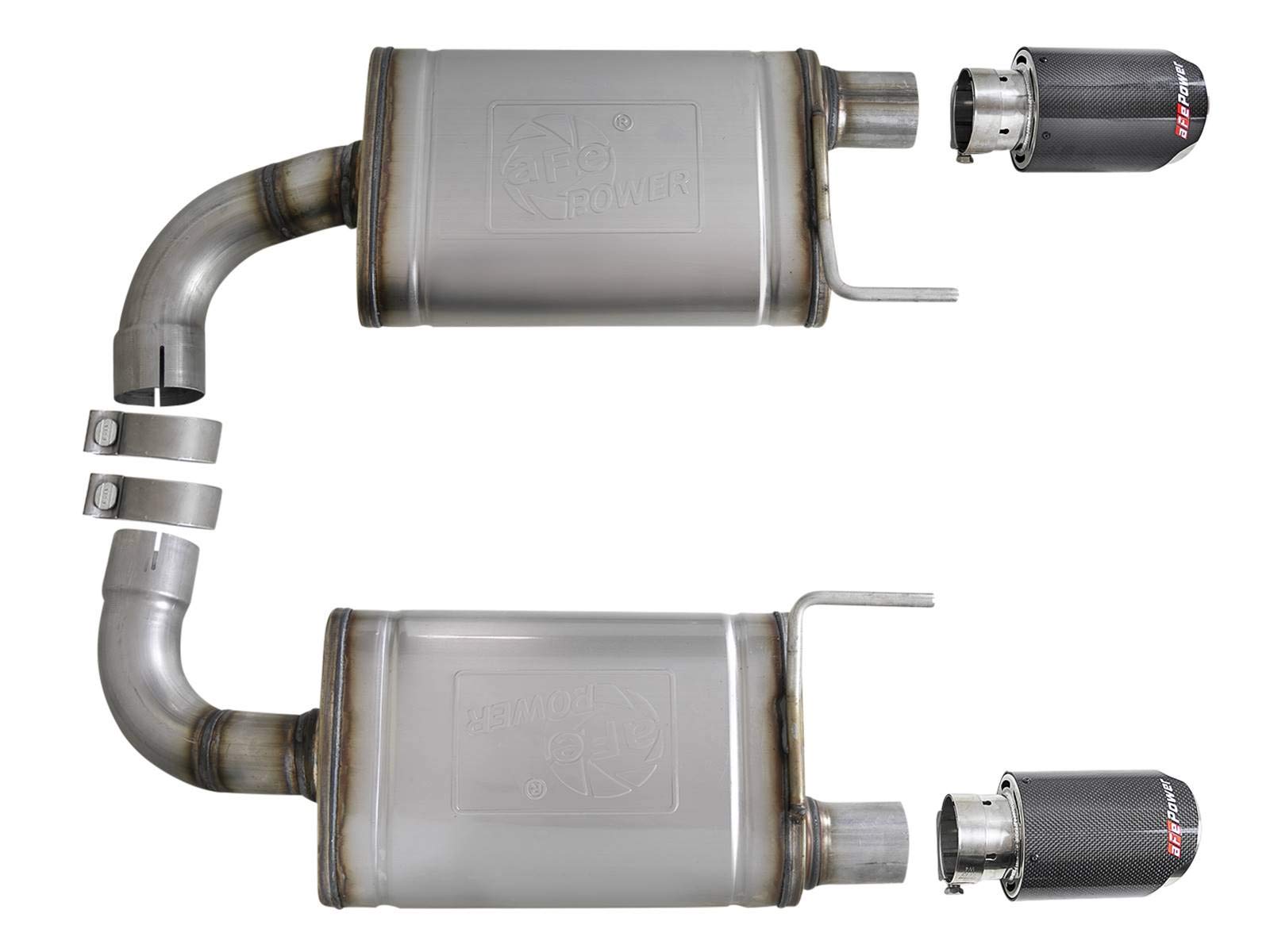 Mach Force Xp aFe Power 49-43105-C Axle Back Exhaust System