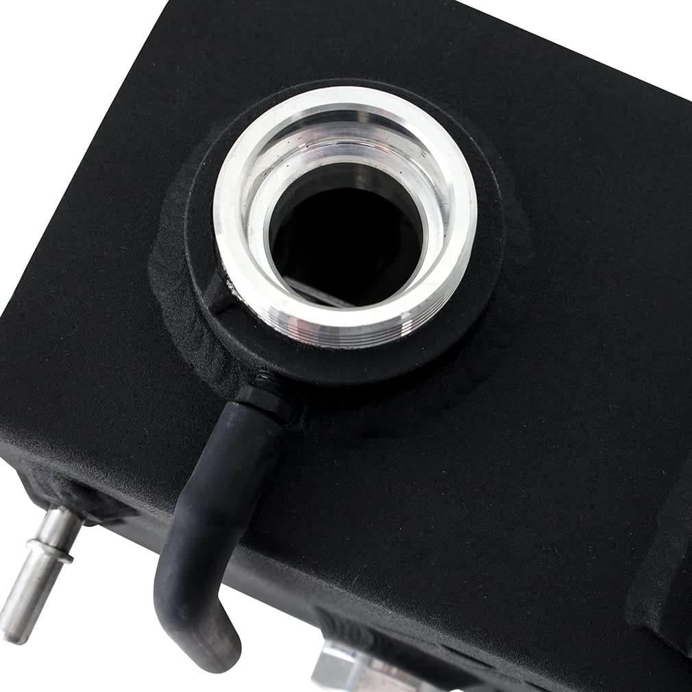 Mishimoto Coolant Expansion Tank Black Compatible with 2021+ Ford Bronco 2.3L/2.7L, Micro Wrinkle