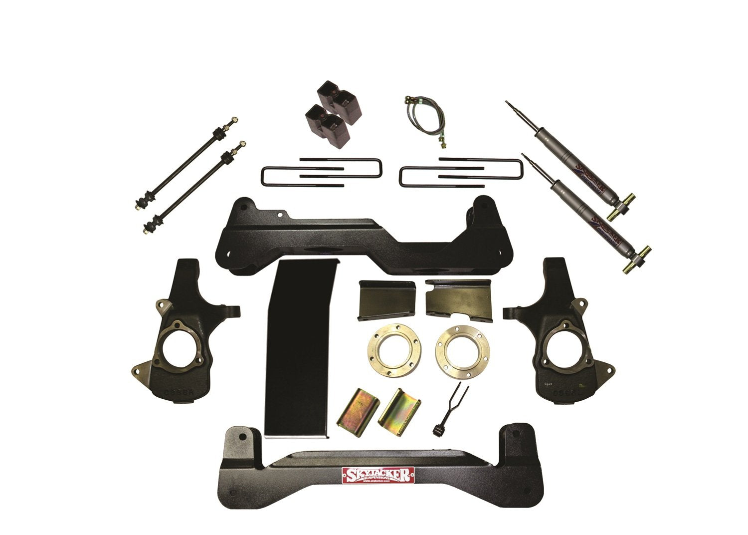 C7661PK Skyjacker 6" Suspension Lift Kit with Rear Blocks for 2007 K1500 GM