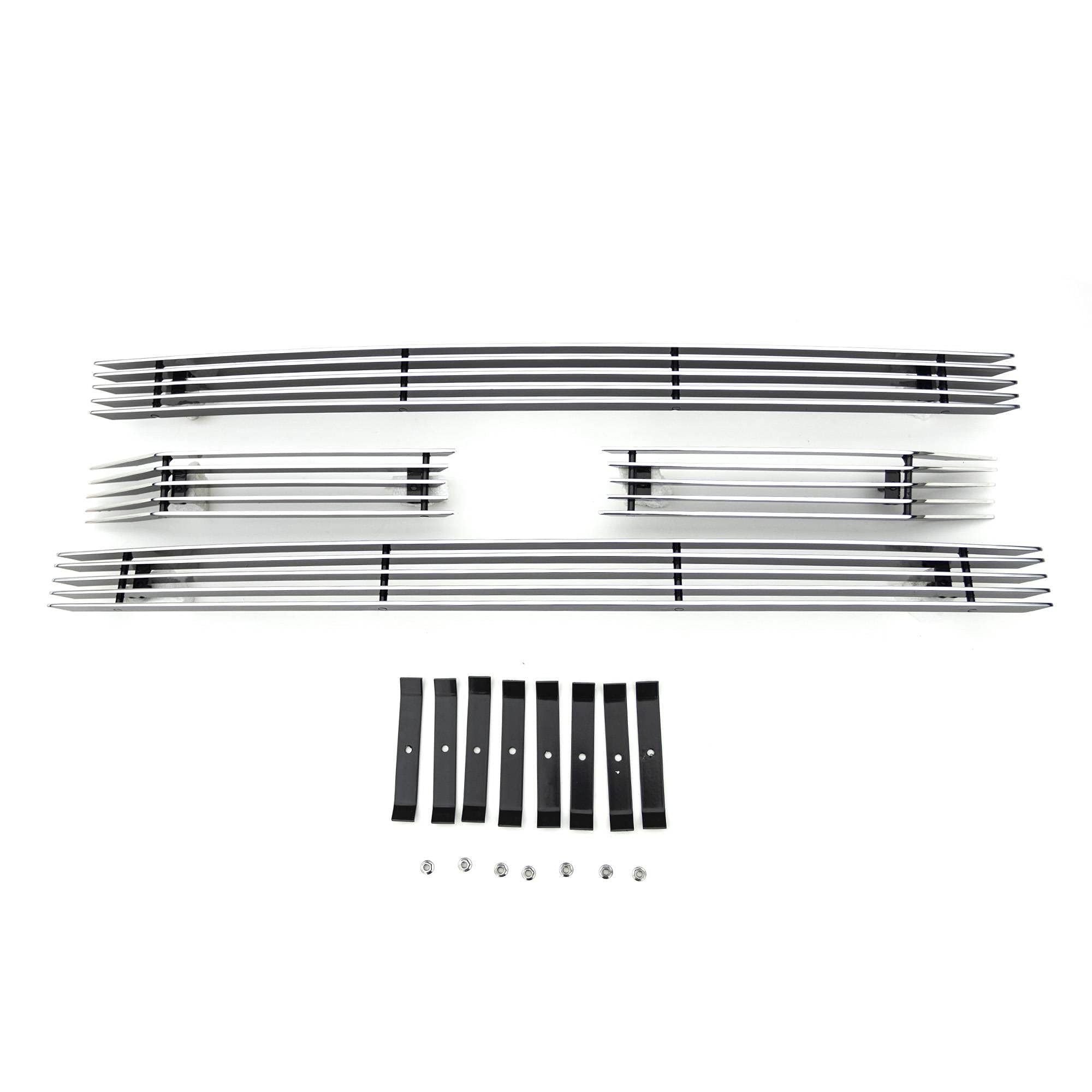 Polished T-Rex Grilles 2011-2016 Super Duty Billet Grille, 4 Pc, Overlay - PN #21546